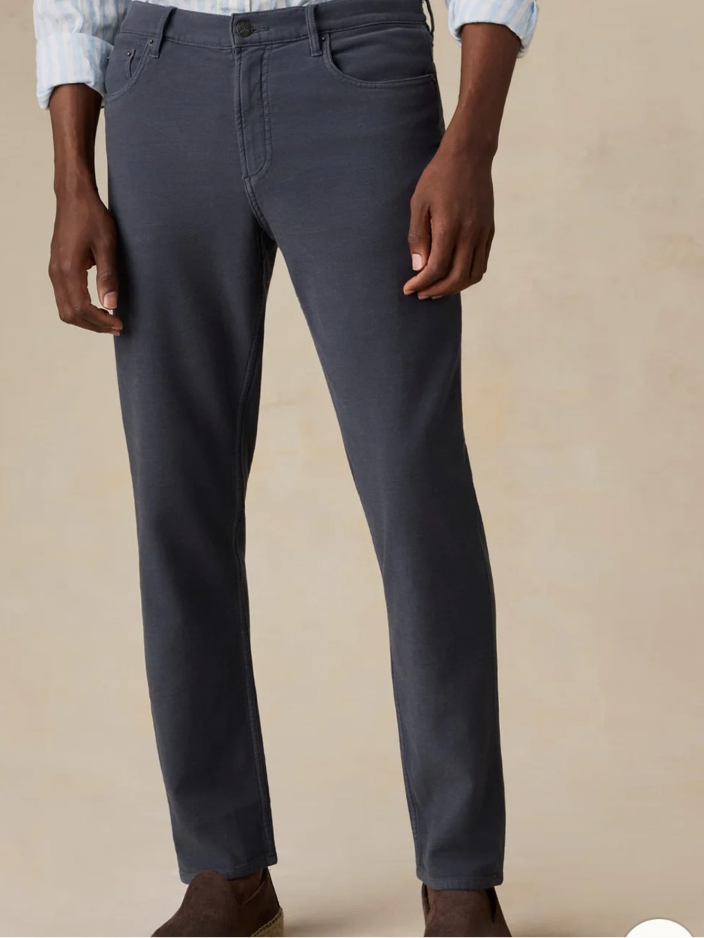 Faherty Stretch Terry 5-Pocket Pant